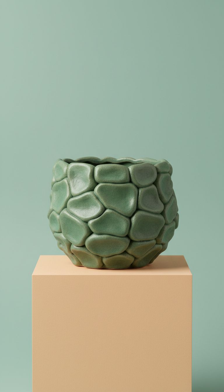 Ceramic Planter with Tactile Finish