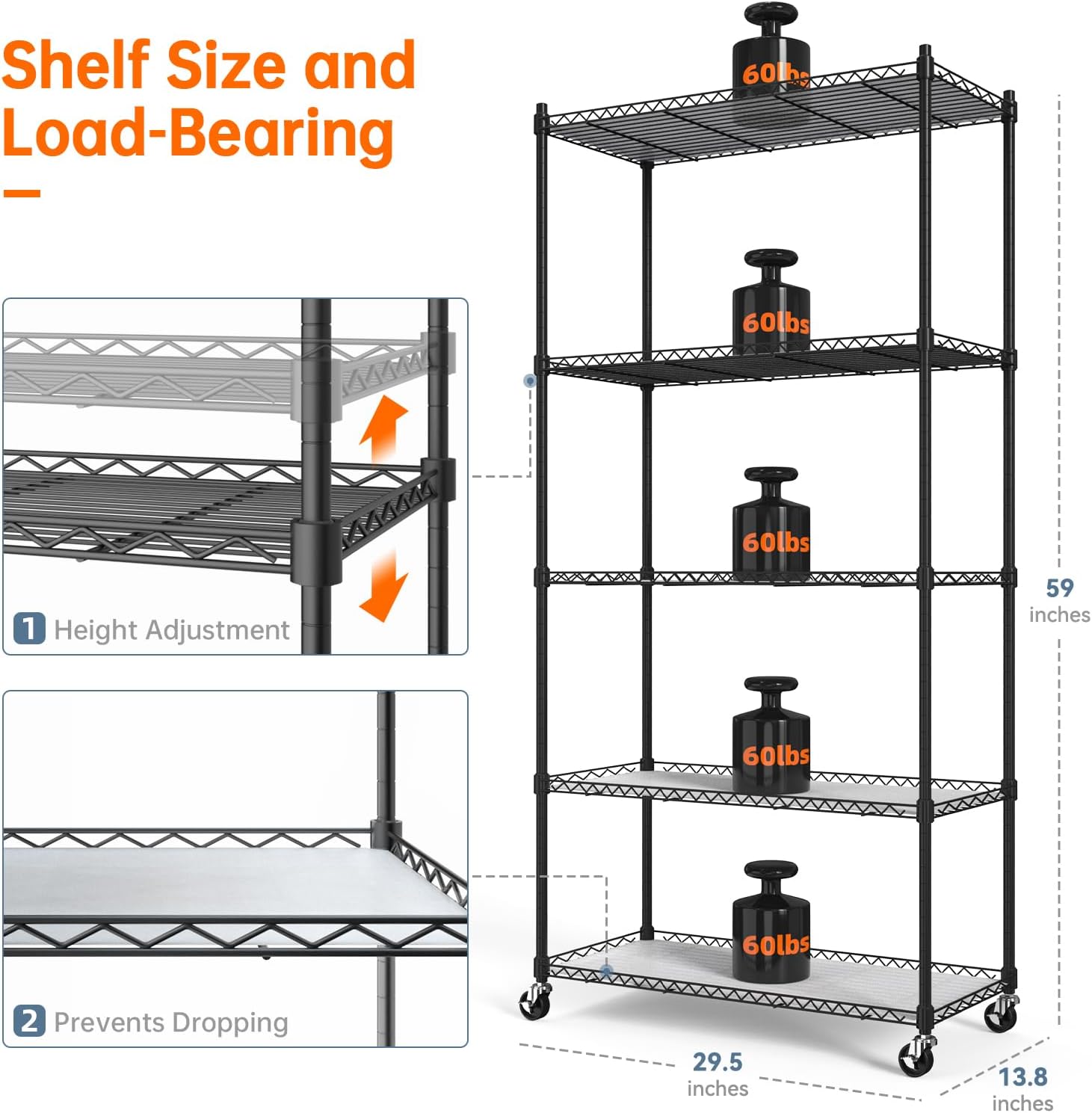 Grow Light Shelf with Timer